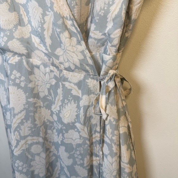 Reistor Short Sleeve Floral Print Wrap Dress Size XL - Picture 5 of 9